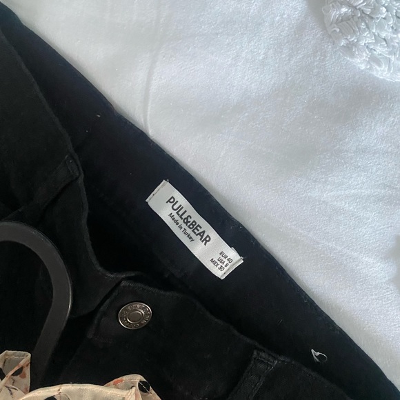 Never worn. Black flared jeans. - Picture 2 of 3